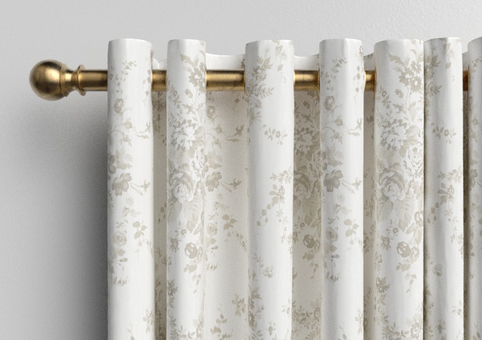 Shabby Chic by Rachel Ashwell Garden Floral, Warm Natural - Made to Measure Curtains - Image 12